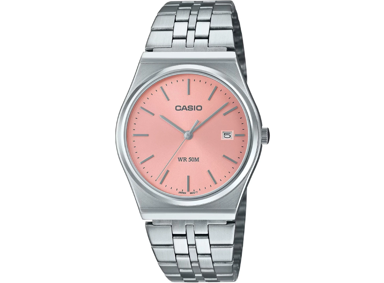 Наручний годинник чоловічий Casio MTP-B145D-4A Timeless Collection з сталевим корпусом Рожевий (2897305326) Наручний годинник чоловічий Casio MTP-B145D-4A Timeless Collection з сталевим корпусом Рожевий (2897305326)
