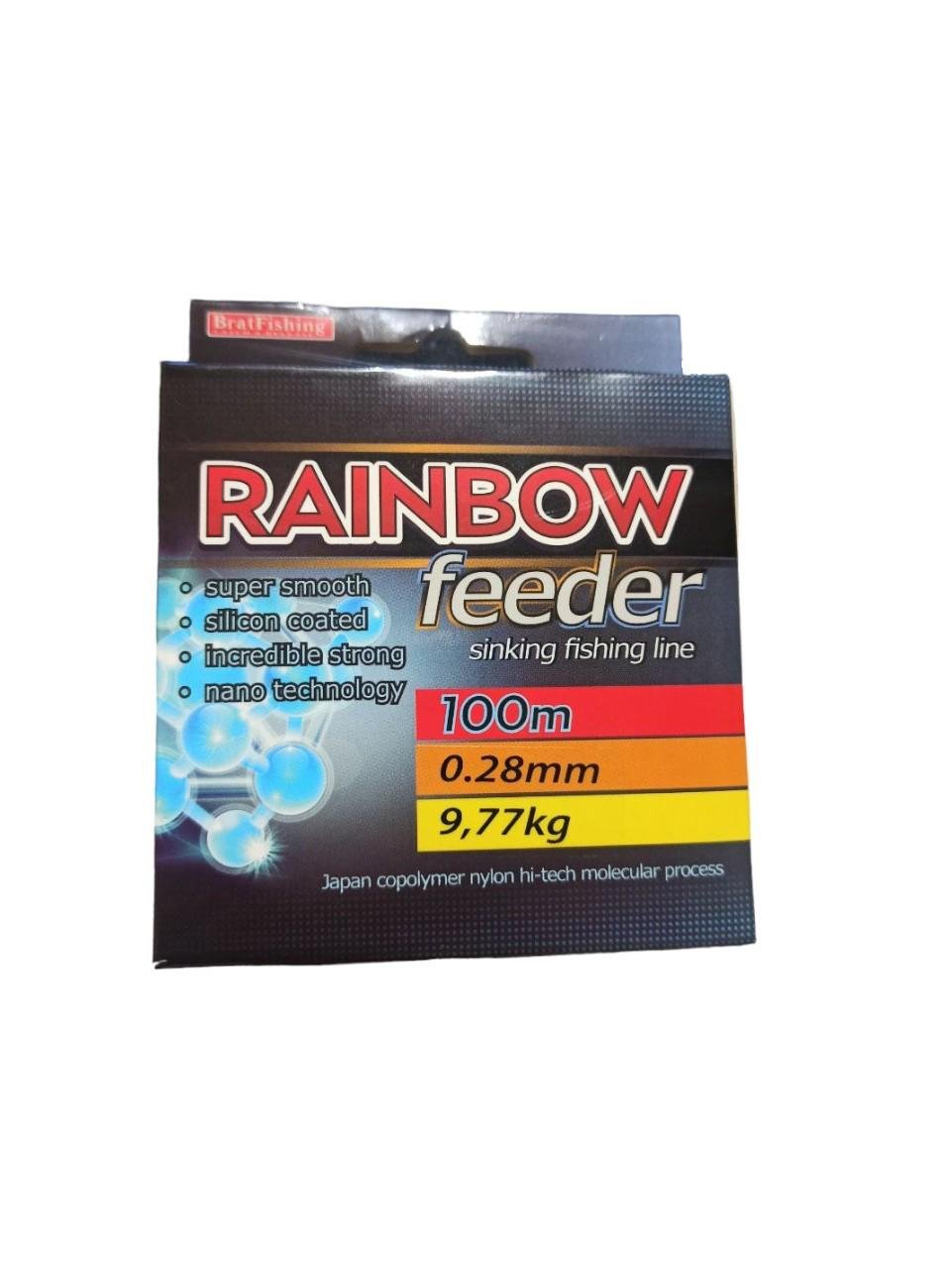 Леска BratFishing Rainbow Feeder 0,28 мм 100 м (37)