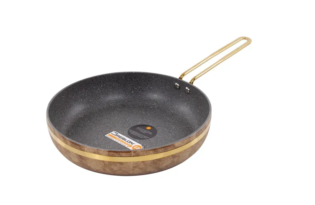 Сковорода антипригарная Brioni Royal Stone Ti̇gereye Gold 26 см (764-049)