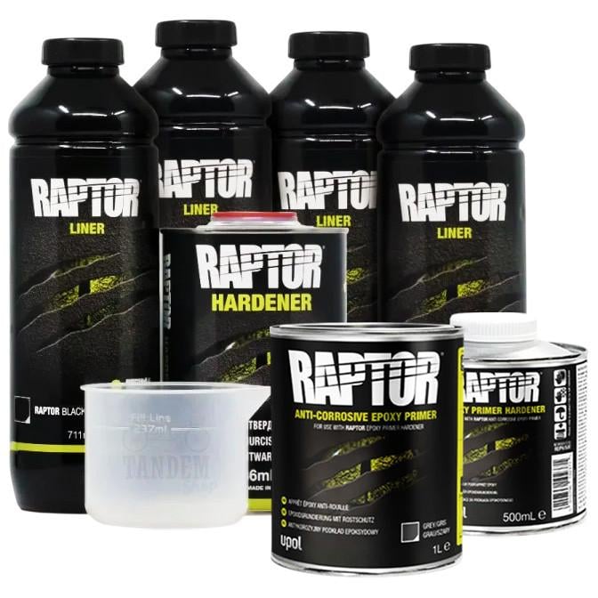 Защитное покрытие повышенной прочности U-POL RAPTOR и грунт 4 л Защитное покрытие повышенной прочности U-POL RAPTOR и грунт 4 л