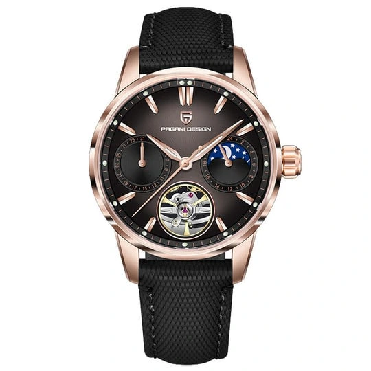 Наручний годинник Pagani Design PD YS021 Black Gold (56967)