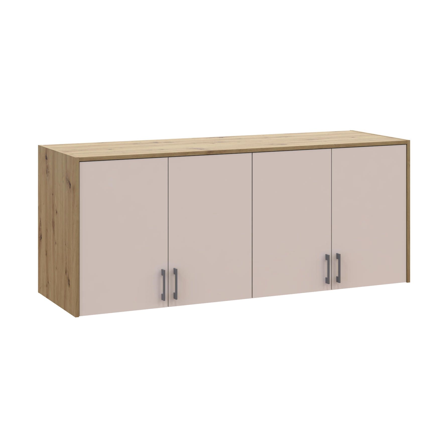 Антресоль висока Doros Ронді 4 ДСП 160х52х65 см Дуб Артізан/Кашемір (41516185) - фото 4 Антресоль висока Doros Ронді 4 ДСП 160х52х65 см Дуб Артізан/Кашемір (41516185) - фото 4