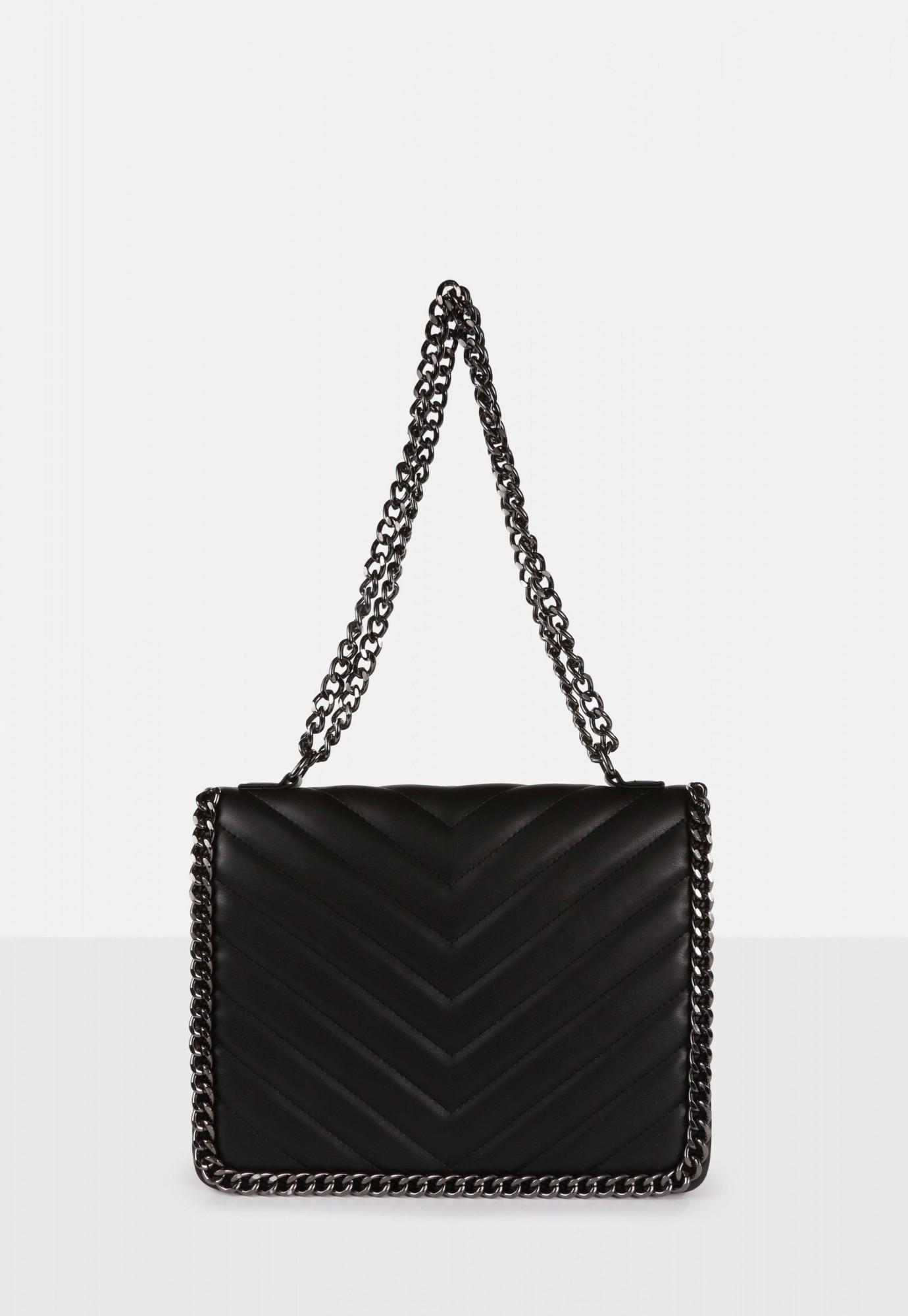 Сумка Missguided с цепочкой Черный (8967)