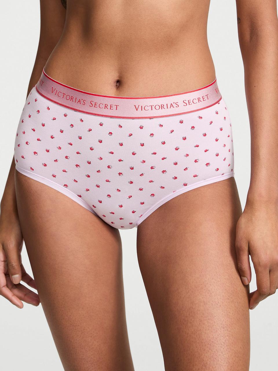 Трусики женские Victoria's Secret Cotton Modern Brief Logo XS Розовый (2655325795)