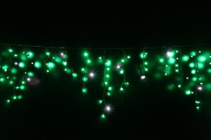 Гирлянда уличная Бахрома Icicle Flash 3 м 105 LED Зеленый
