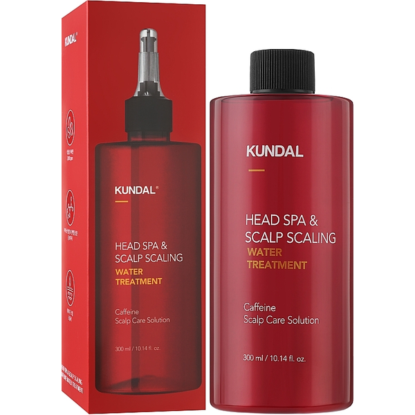 Есенція для догляду за шкірою голови та волоссям з кофеїном Kundal Head Spa & Scalp Scaling Caffeine Water Treatment (809693254163)