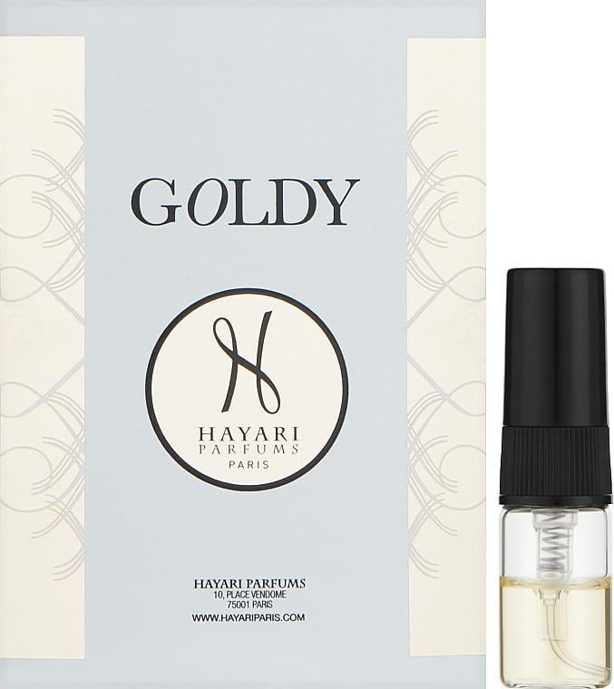 Парфюмированная вода для женщин Hayari Parfums Goldy 2 мл пробник (380818)
