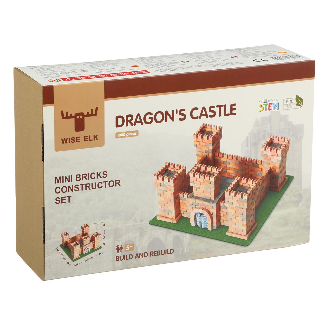 Конструктор керамічний із міні цеглинок Замок дракона Конструктор керамічний із міні цеглинок Замок дракона