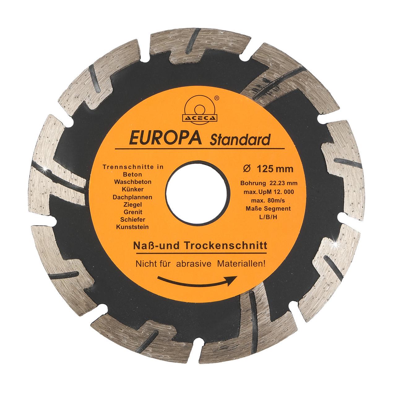 Диск алмазний 125 мм відрізний по бетону/граніту/тротуарній плитці та каменю (2829003448)