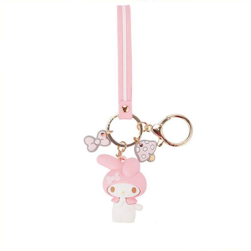Брелок силиконовый My Melody Sanrio с розовым ремешком (2973457061)
