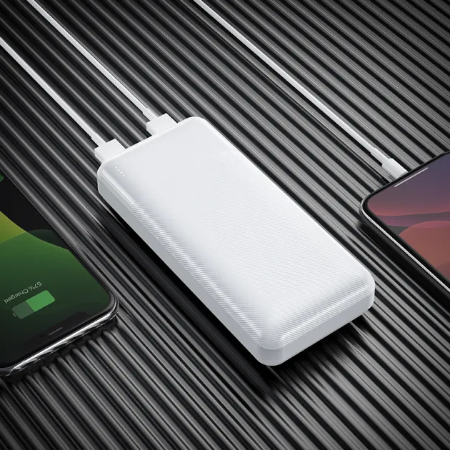 Повербанк зі швидкою зарядкою 20000 mAh Білий (WT001) - фото 2