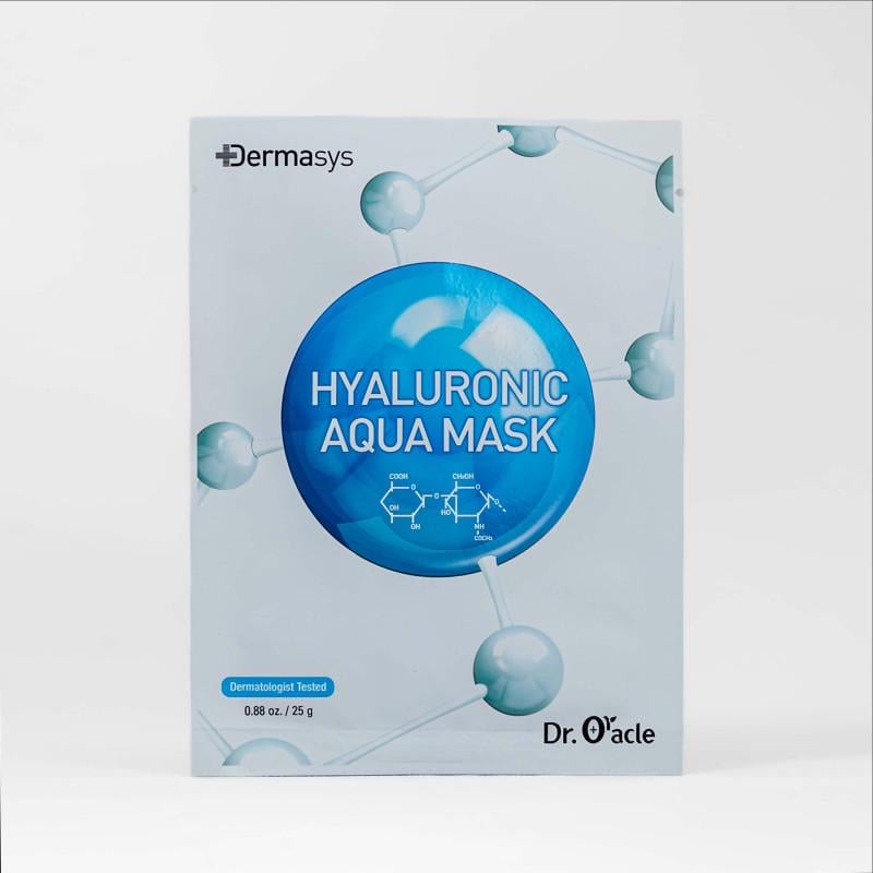 Маска для обличчя тканинна зволожуюча Dr. Oracle Hyaluronic Aqua Mask 1ea з гіалуроновою кислотою (731538)