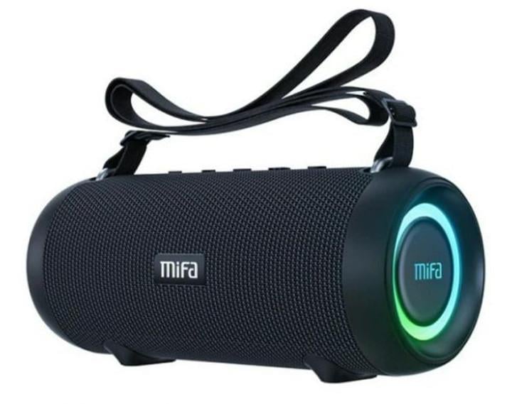 Колонка портативная Bluetooth колонка Mifa A90 мощный звук водостойкая автономная до 24 часов Black