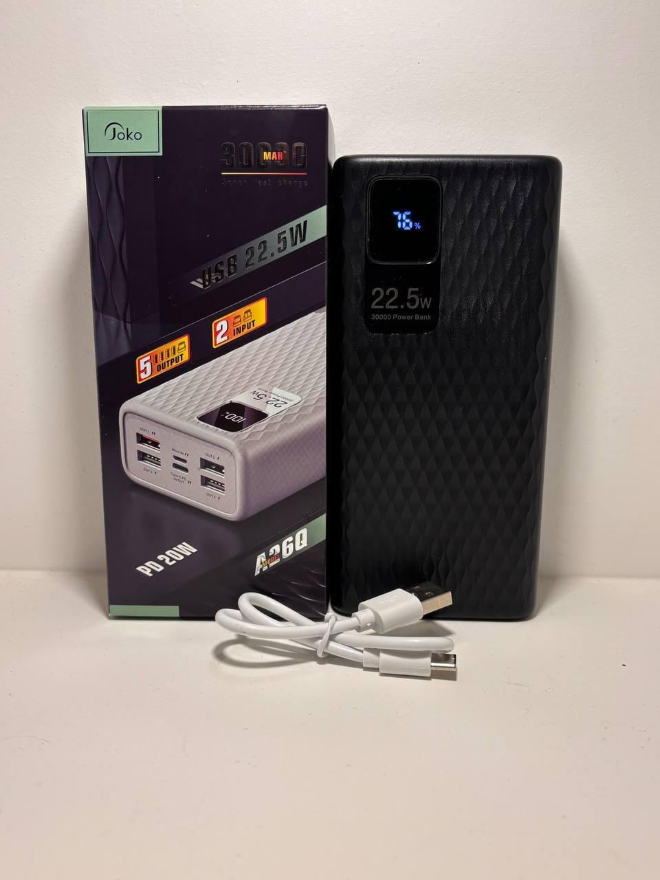 Павербанк Joko 30000 mAh Fast charge 22,5W PD 20W (31316088) Павербанк Joko 30000 mAh Fast charge 22,5W PD 20W (31316088)