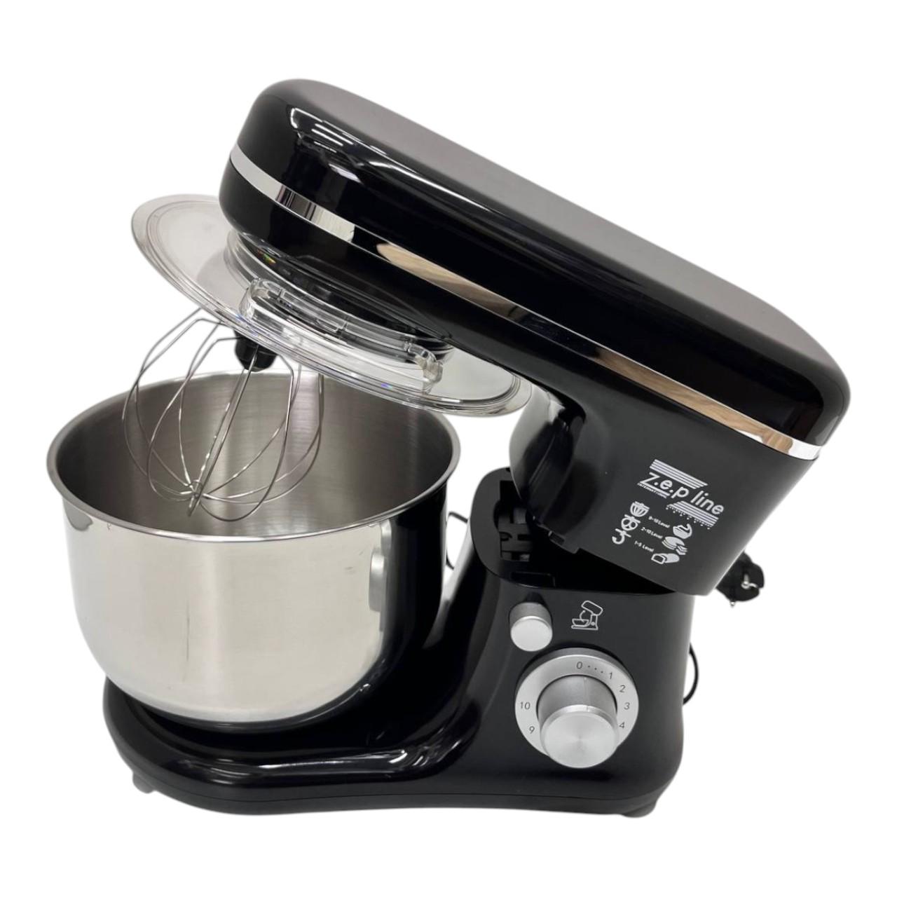 Тістоміс-міксер Zepline ZP-9832 з комплектом насадок та захисною кришкою 3500 Вт 5 л (є196) - фото 5