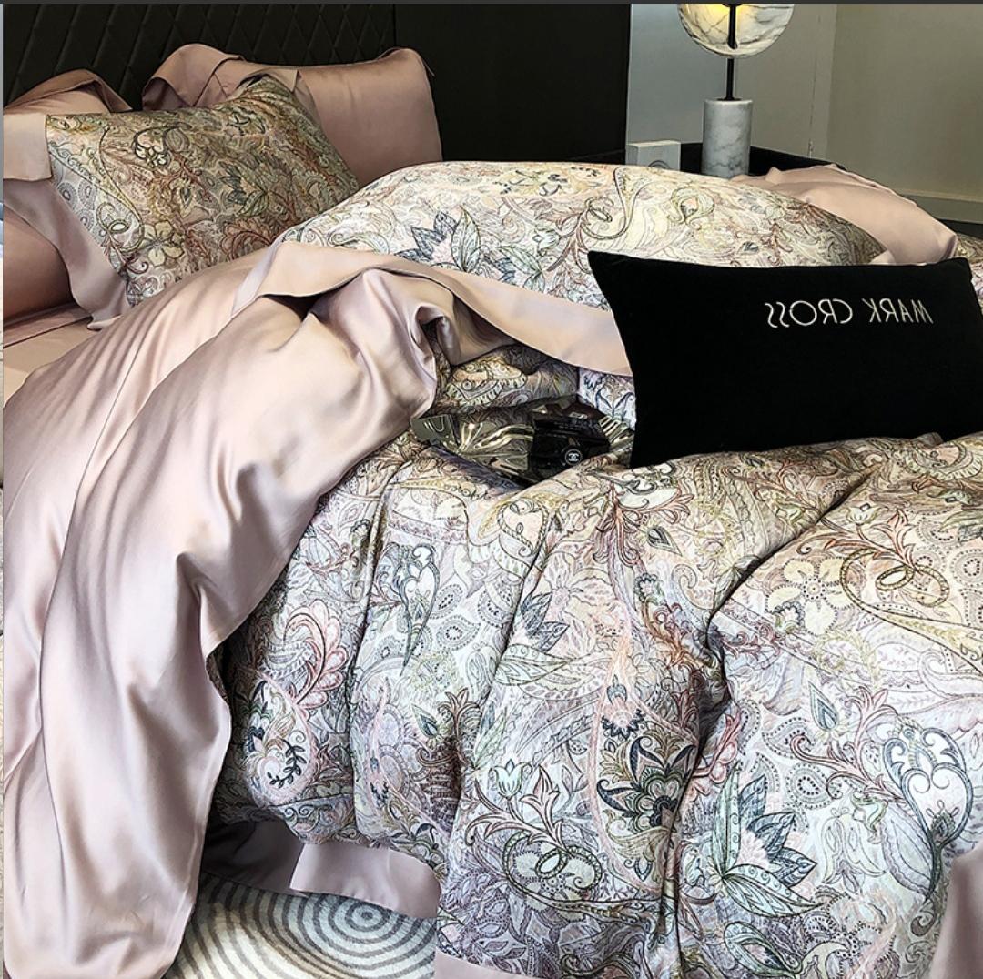 Комплект постельного белья Tensel Charmeuse Home евро 200х230 см/50х70 см (0013) - фото 1 Комплект постельного белья Tensel Charmeuse Home евро 200х230 см/50х70 см (0013) - фото 1