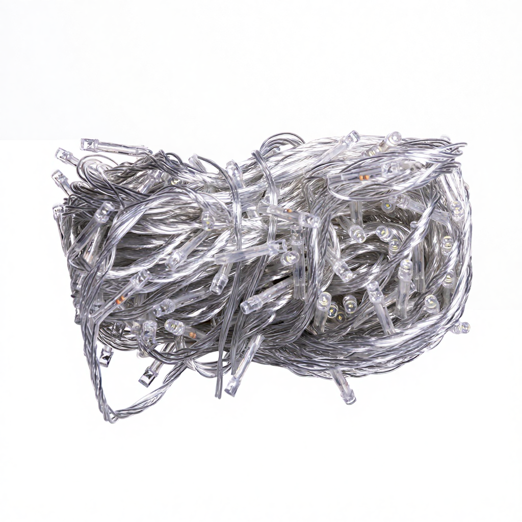 Гірлянда кімнатна Нитка W180LED18MWW 18 м 180 LED Білий/Білий (29912680) - фото 3 Гірлянда кімнатна Нитка W180LED18MWW 18 м 180 LED Білий/Білий (29912680) - фото 3