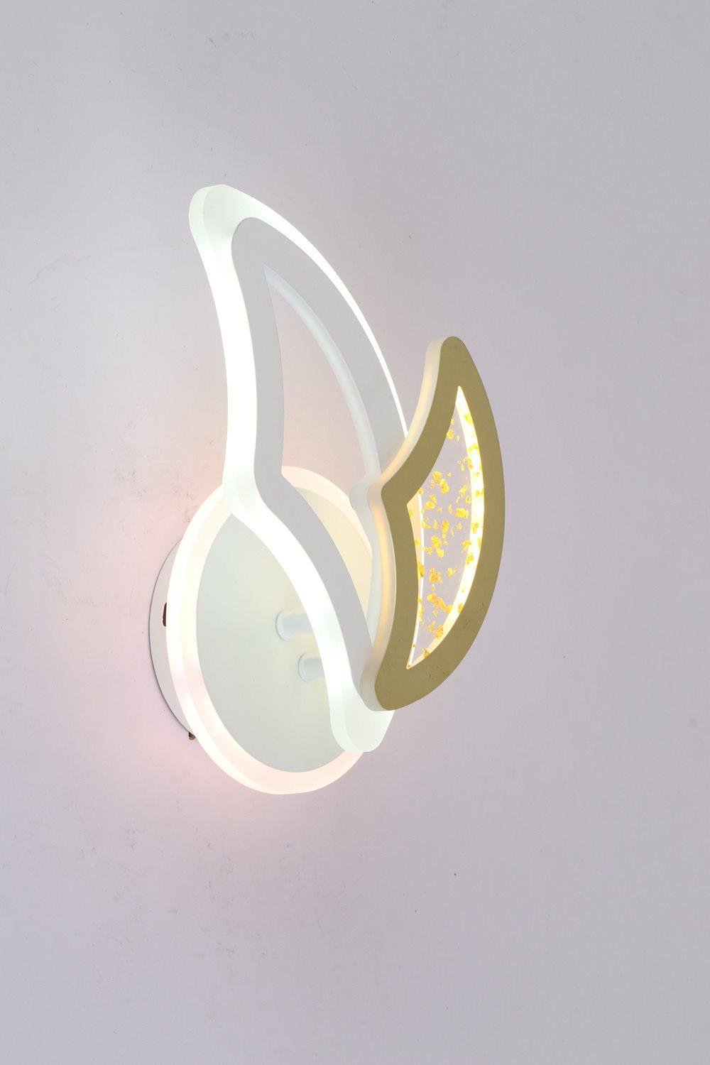 Бра светодиодное Valeso V K29128-1W WT+GD (000036420)