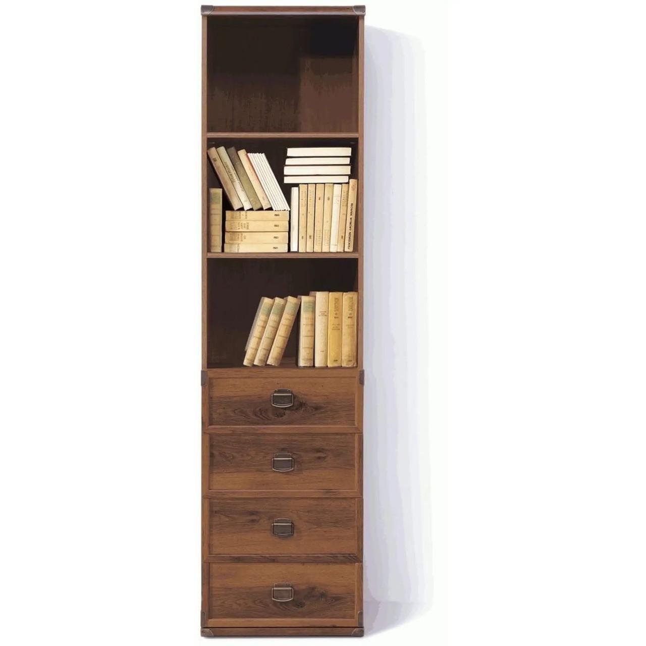 Пенал открыт с ящиками ВМК БРВ Индиана JREG4SO/50 Дуб Шутер (GRB-1610)