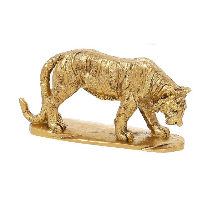 Декоративная фигурка Bonadi Тигр Дизайн 3 11 см Золотой (SG39-203)