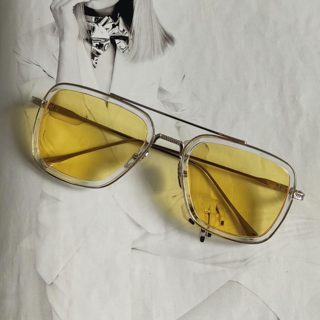 Солнцезащитные очки Тони Старка Желтый