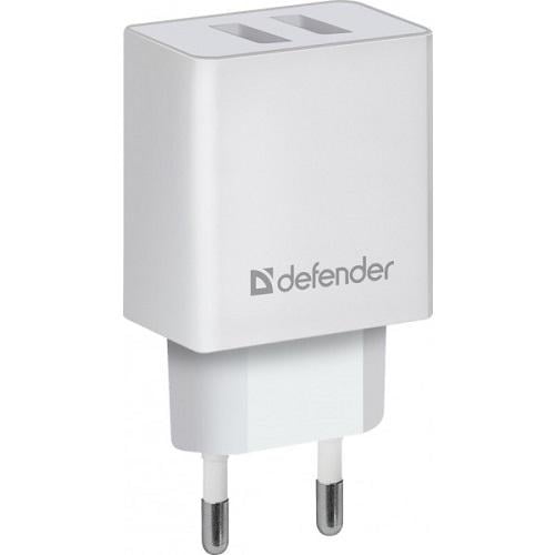 Зарядное устройство сетевое UPA-22 2xUSB 2.1A 5В Белый (810026)