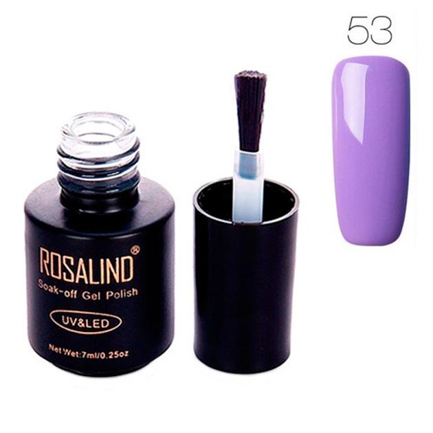 Гель-лак для ногтей Rosalind 7 мл 53 Фиолетовый - фото 1 Гель-лак для ногтей Rosalind 7 мл 53 Фиолетовый - фото 1