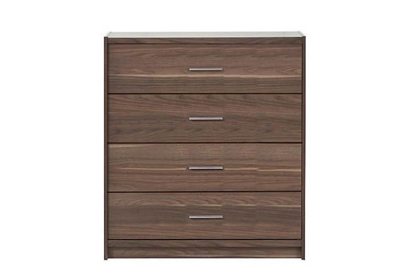 Комод с 4 ящиками Гербор Опен 80х34х87 Орех калифорнийский (6193)