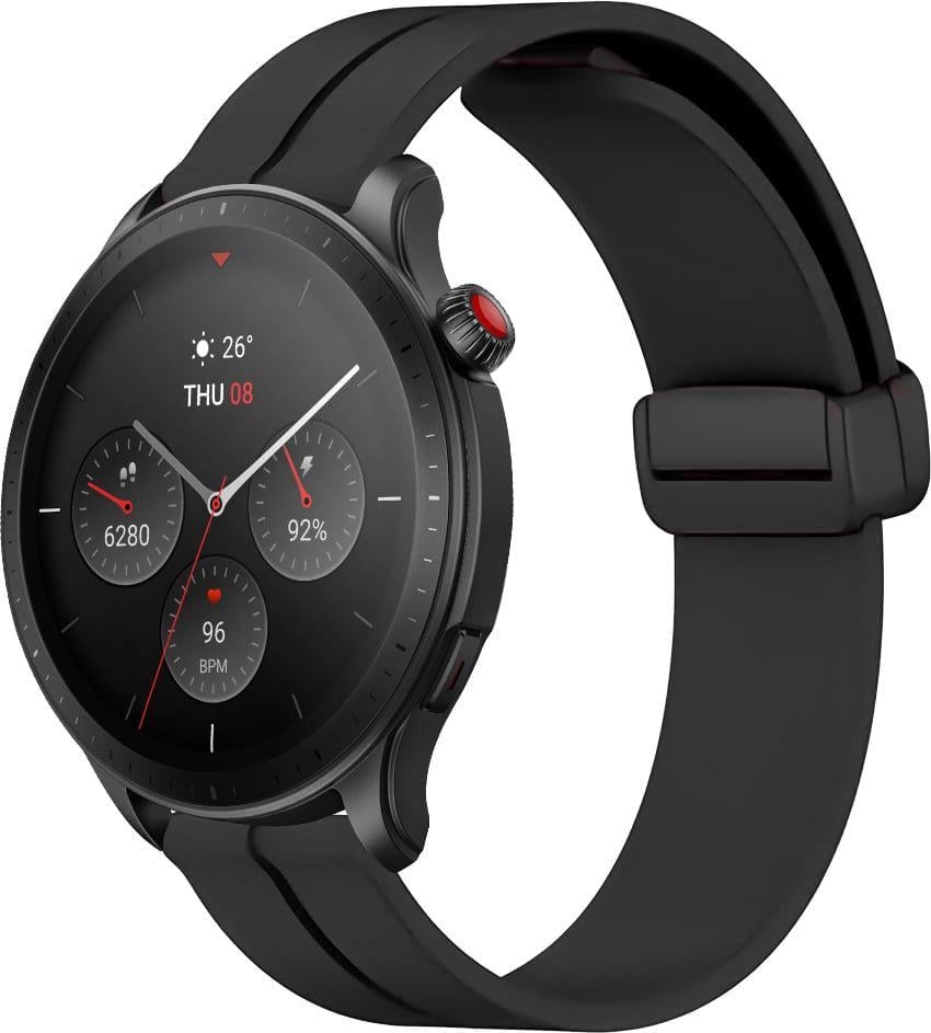 Ремешок для смарт-часов Rysta для Amazfit GTR 4 Black (41885-2B)