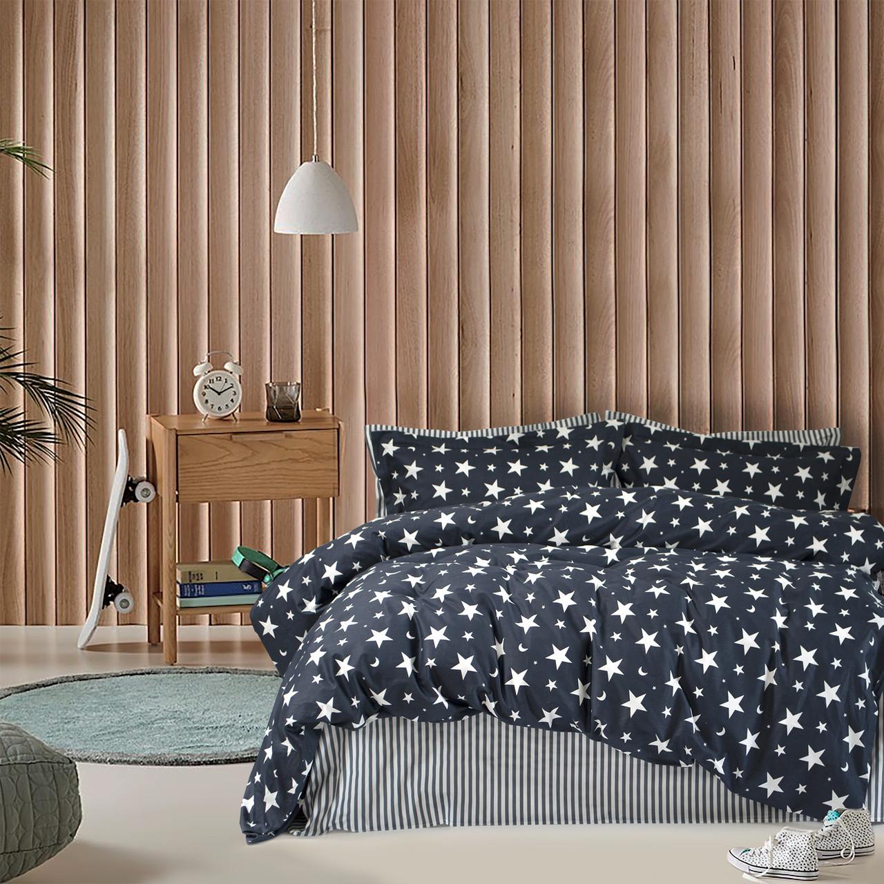 Постельное белье Lotus Home One stars сатин евро (svt-2000022307581)