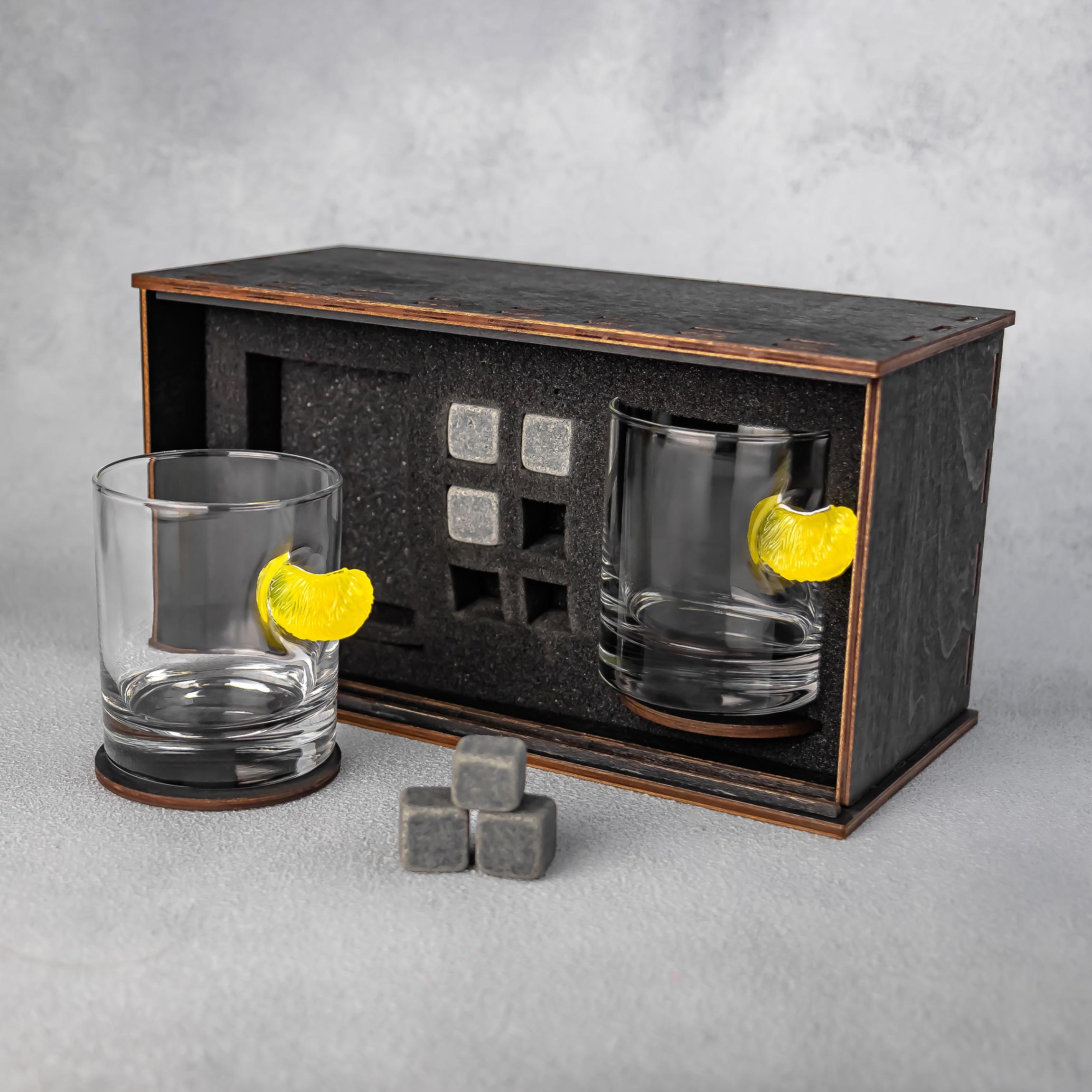 Набор на 2 стакана с мандаринами (24915140) - фото 3 Набор на 2 стакана с мандаринами (24915140) - фото 3