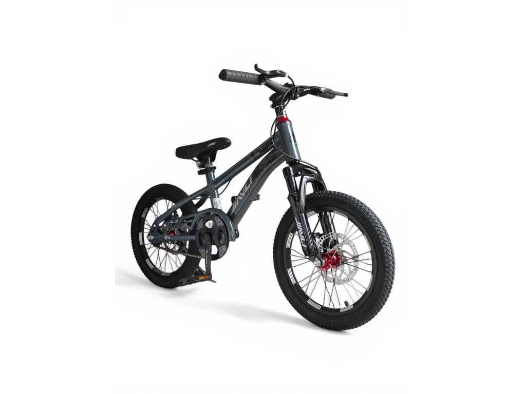 Велосипед горный детский Jianli Pro 16-QH с амортизацией от 4 лет Серый (16-QH-2r-s)