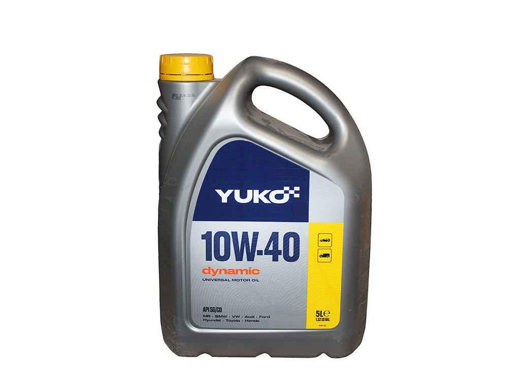 Масло моторне напівсинтетичне YUKO 10W-40 DYNAMIC API SG/CD 5 л (659476)