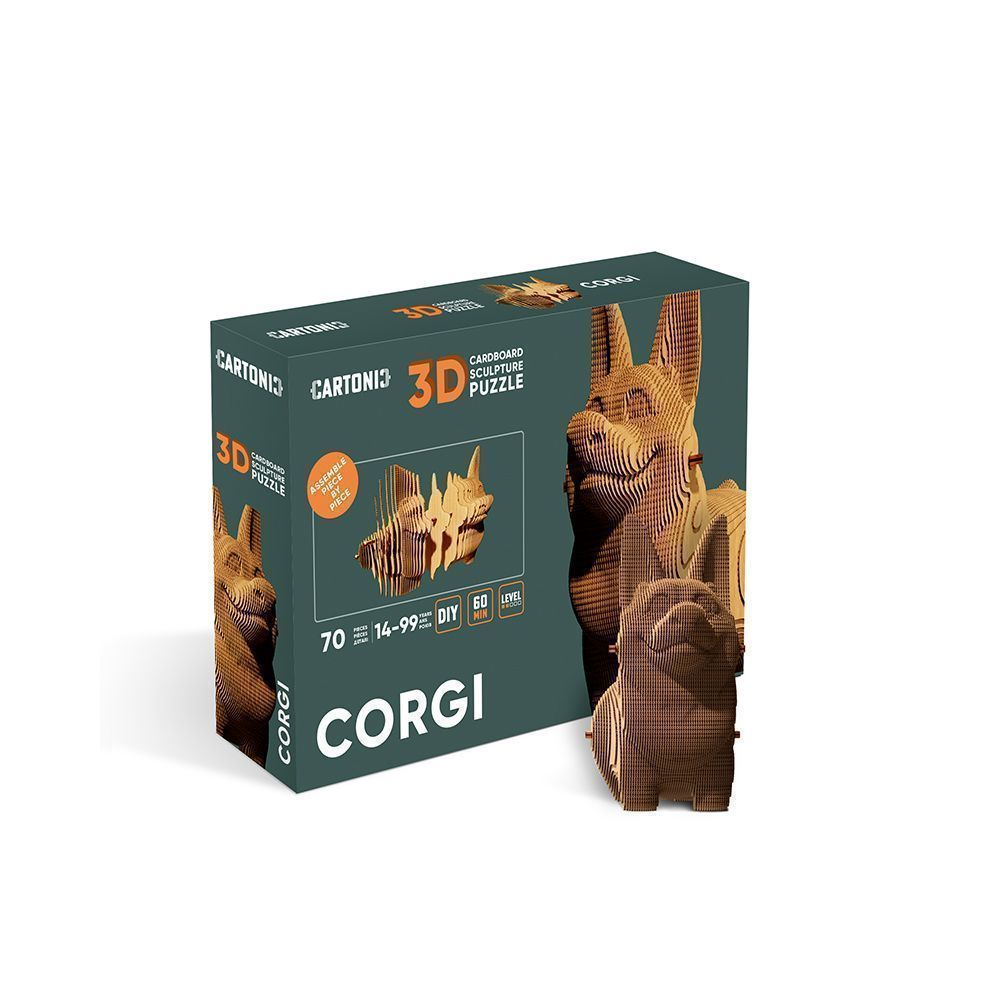 Конструктор картонный Cartonic 3D Puzzle Corgi - фото 2