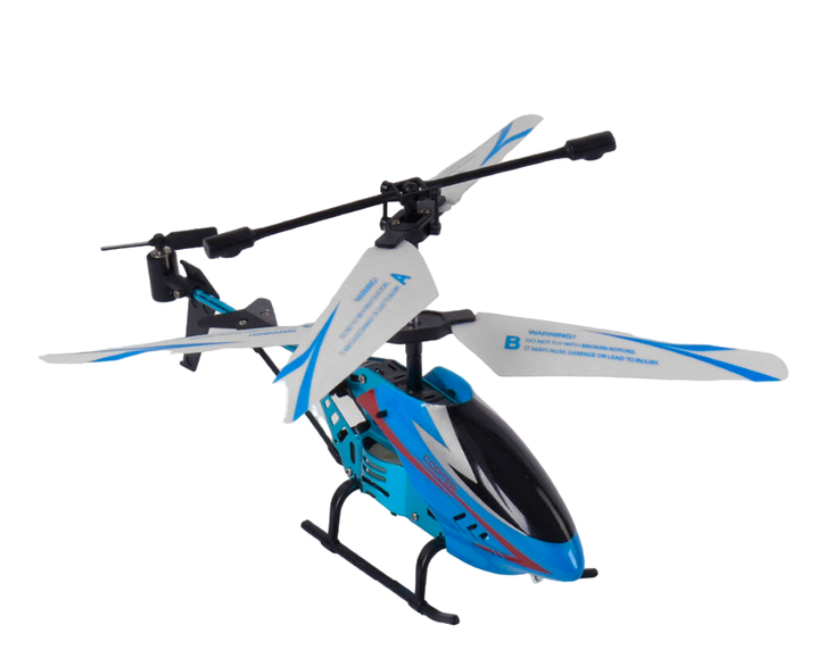 Ігровий вертоліт на мікрокеруванні інтерактивний 2 акумулятори Синій (2693599969)