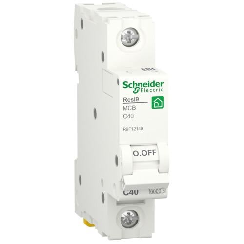 Автоматичний вимикач 1-п. RESI9 40A C 6kA SCHNEIDER ELECTRIC C2 Автоматичний вимикач 1-п. RESI9 40A C 6kA SCHNEIDER ELECTRIC C2