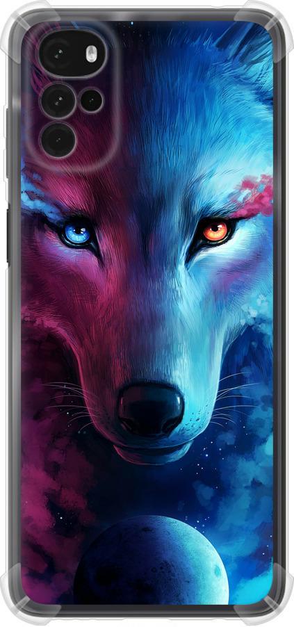 Чехол на Motorola G22 Арт-волк (3999sp-2681-42517)