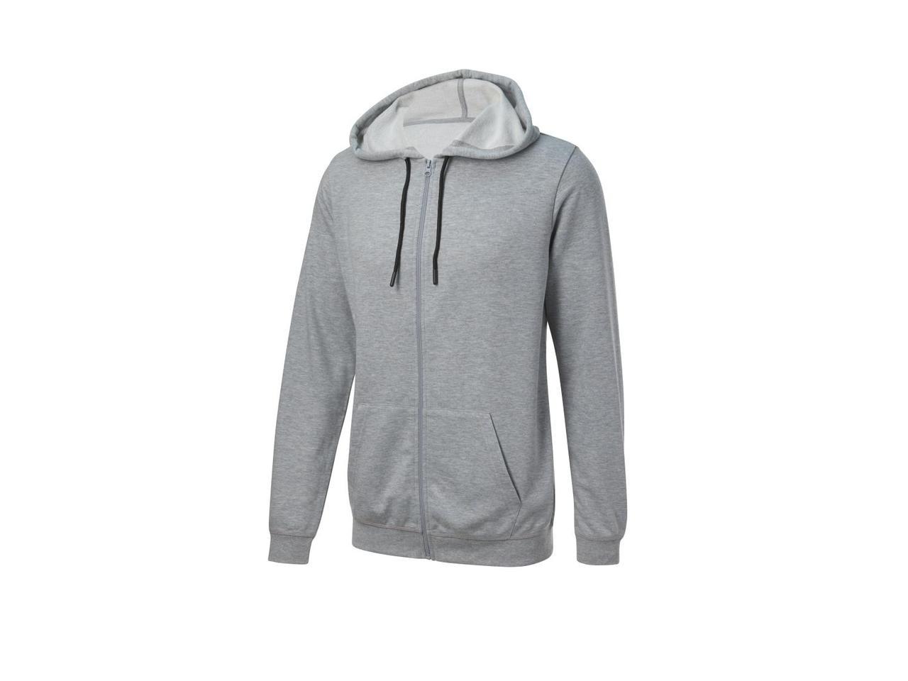 Толстовка мужская Crivit LIDL 463911 из двунитки XL Серый (2995074921)