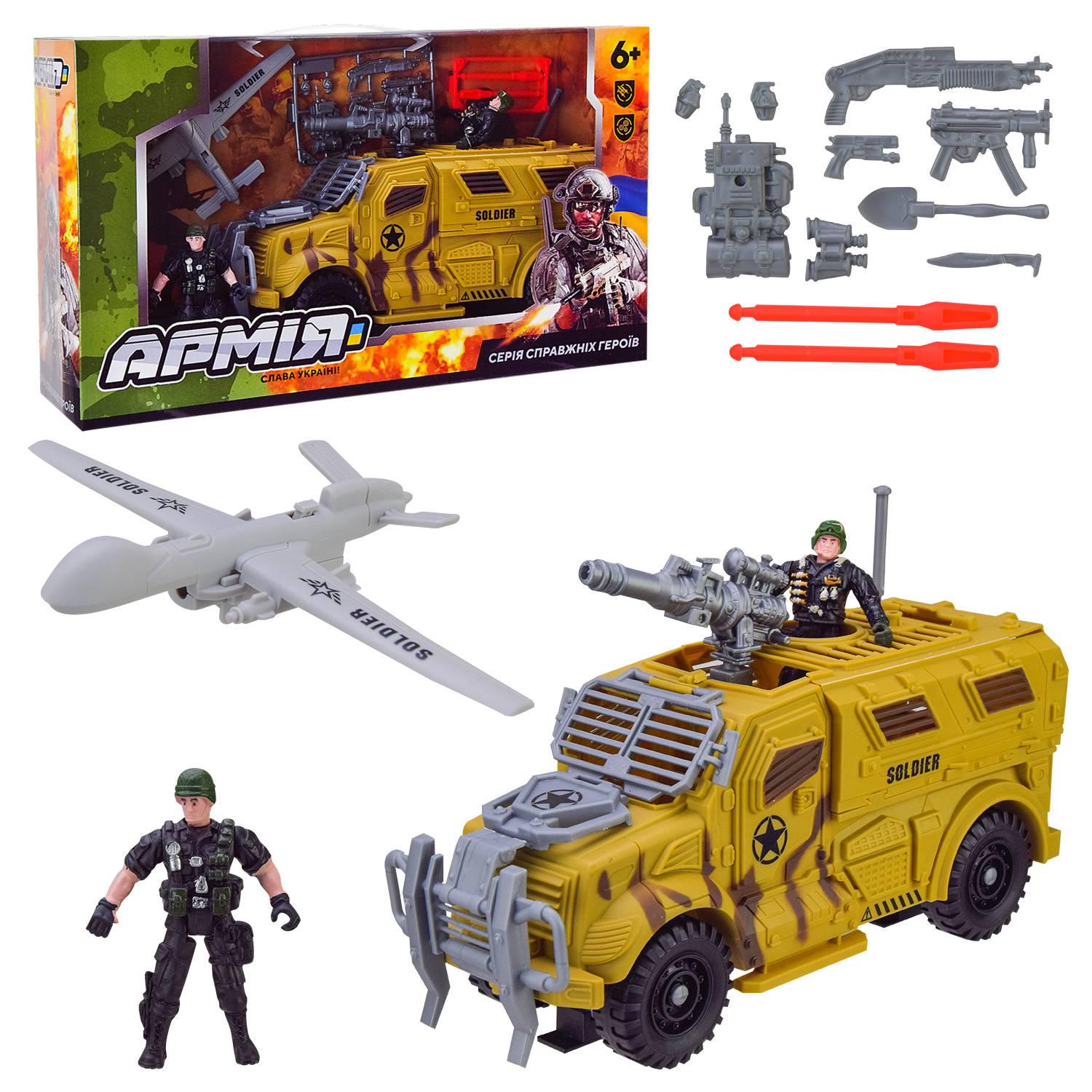 Дитячий військова техніка Iblock BL2311 Армія з фігурками та зброєю - фото 2 Дитячий військова техніка Iblock BL2311 Армія з фігурками та зброєю - фото 2