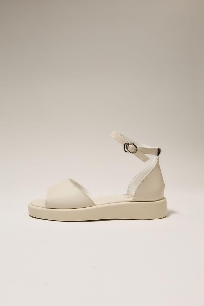 Босоножки женские ALLSY кожаные р. 39 Бежевый (195342)