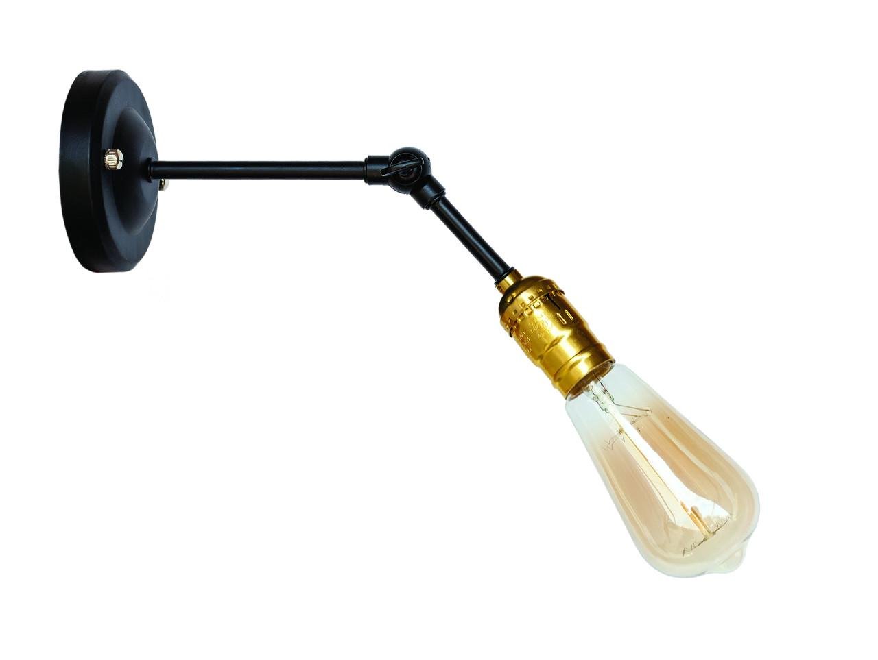 Бра 752WH3302-1 Золотий/Чорний (LVS04303) - фото 1 Бра 752WH3302-1 Золотий/Чорний (LVS04303) - фото 1