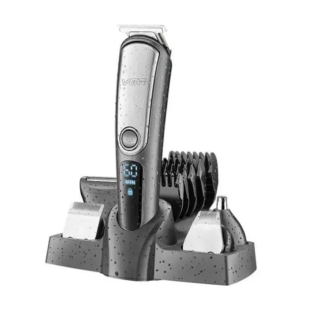 Машинка для стрижки VGR V-105 із підставкою з 5 насадками (2911878037)