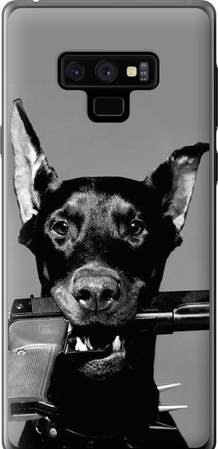 Чохол на Samsung Galaxy Note 9 N960F Доберман (2745u-1512-42517) Чохол на Samsung Galaxy Note 9 N960F Доберман (2745u-1512-42517)