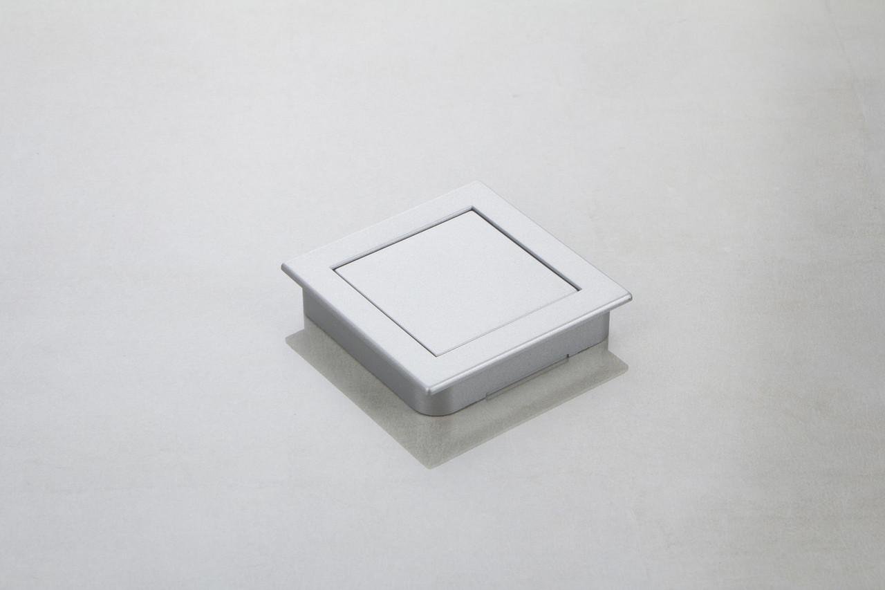 Мебельная ручка врезная РП-23/64 с алюминиевой вставкой (16358)