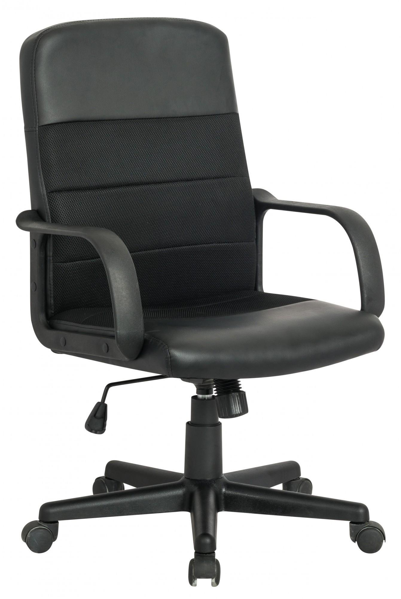 Кресло офисное компьютерное Гарри Пластик М1 Tilt Черный