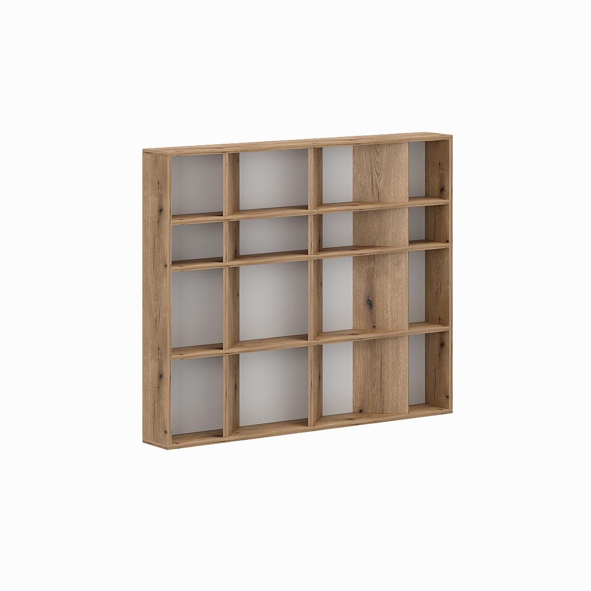 Стеллаж книжный Light №2 1200х160х1000 мм Дуб Эвок прибрежный (GALT14100000000) - фото 2