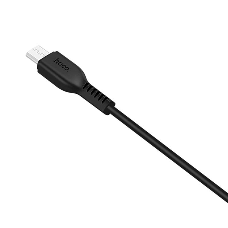 Кабель дата Hoco X20 Flash Micro USB 2 м Black (00000028822_2) - фото 2