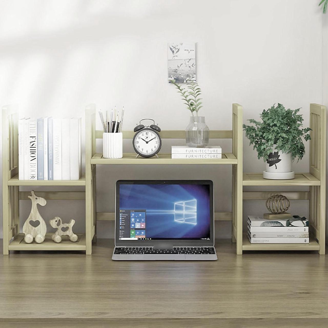 Полка-надстройка настольная из дерева Анкор бланже (АКД-011001)