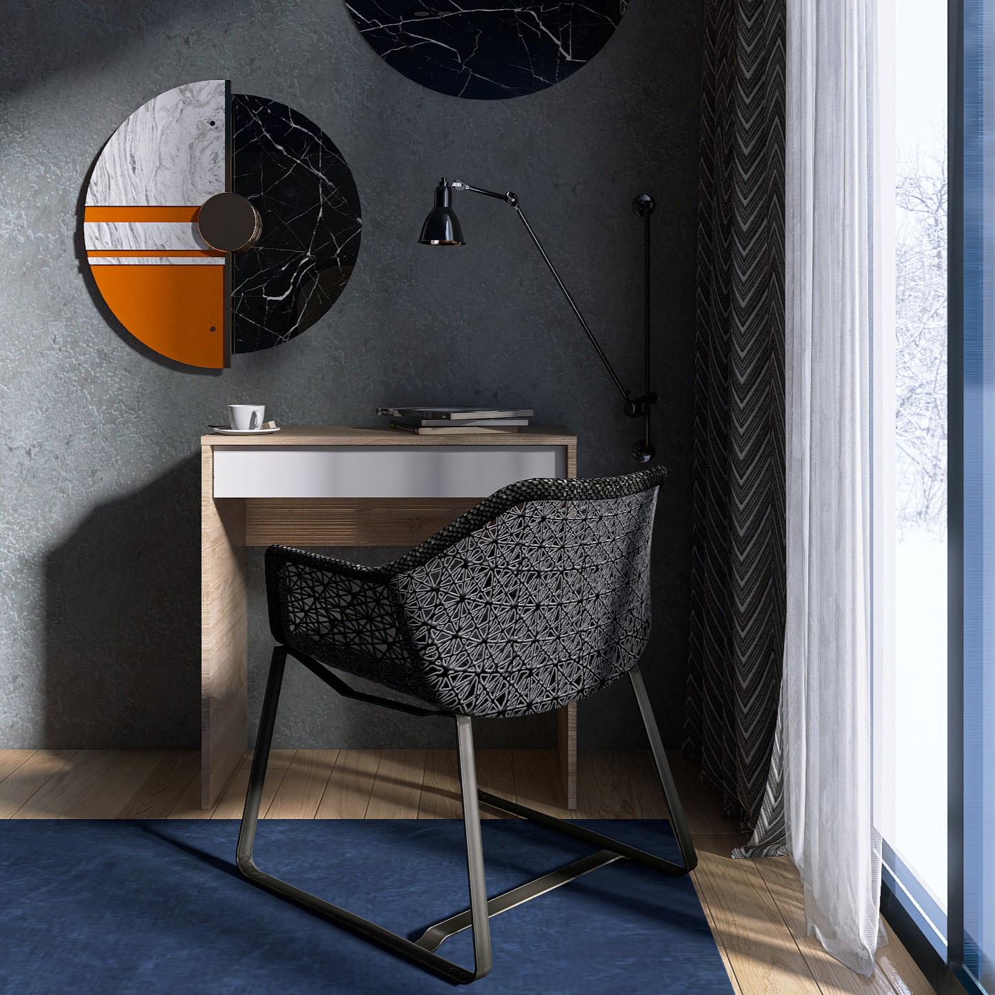 Компьютерный стол Everest Сити 750 Мини 752х380х746 мм Сонома/Белый (11421) - фото 4