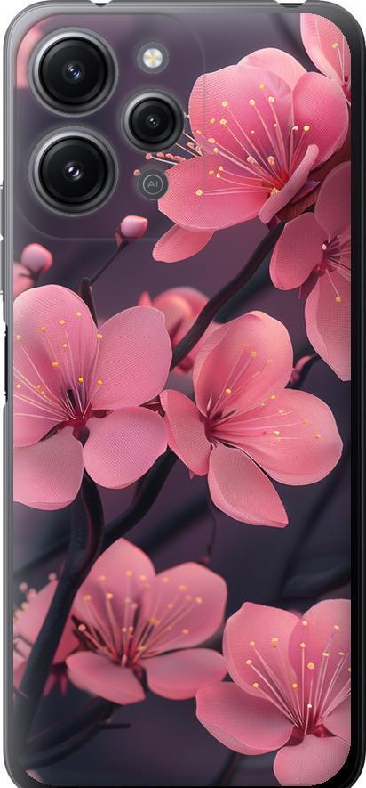 Чехол на Xiaomi Redmi 12 Пурпурная сакура (6075u-3114-42517)